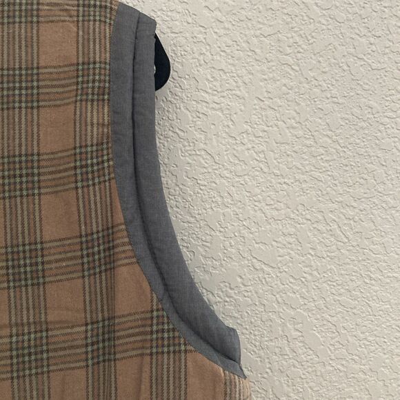 Weatherproof Men’s Flannel Lined Puffer Vest GREEN LARGE - Picture 13 of 16